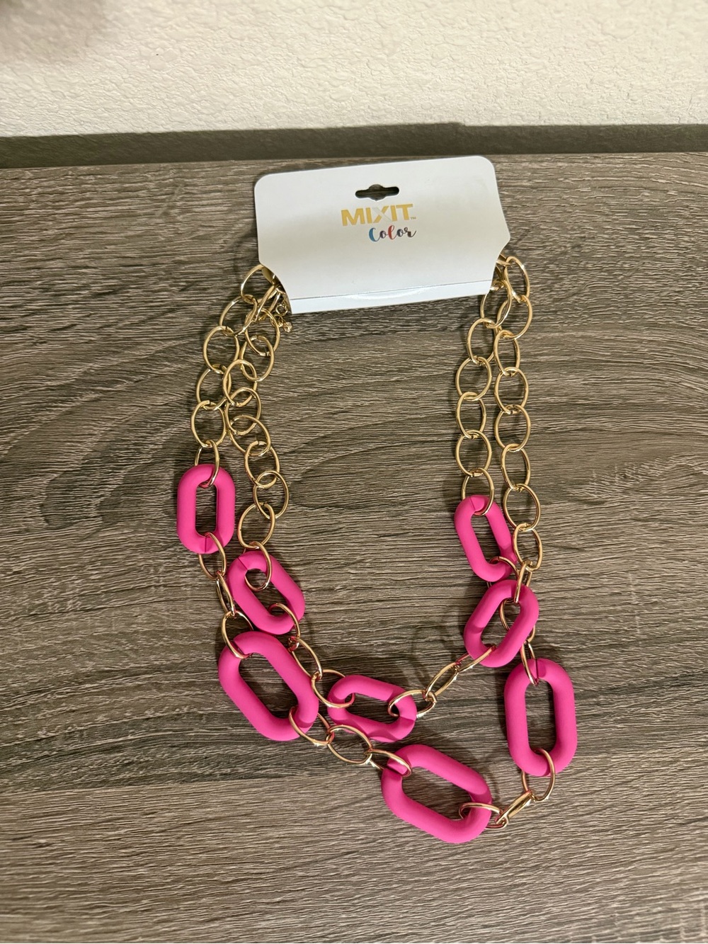 Mixit Womens 19 Inch Link Necklace
